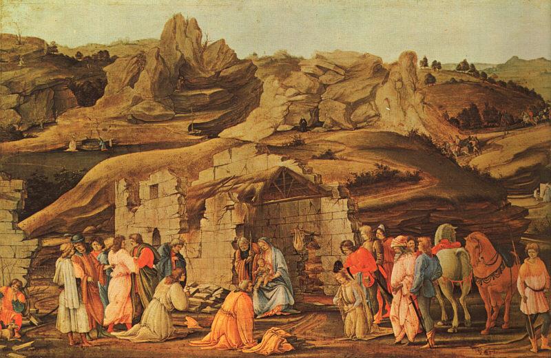 Filippino Lippi The Adoration of the Kings Sweden oil painting art